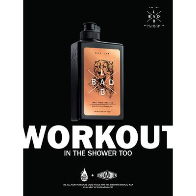 Bad Lab Lean, Mean Machine Body Sculpting Shower Gel 400 ml - Shower Gels & Body Wash