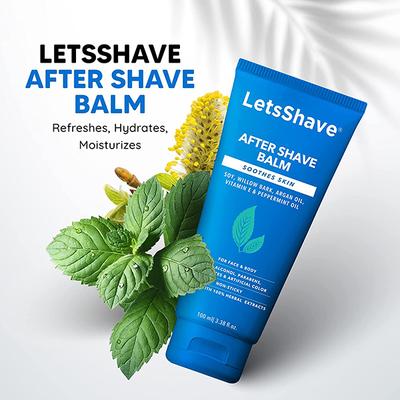 LetsShave Pro 3 Razor + Razor Blades 4's + After Shave Balm + Shave Foam + Razor Cap - Men - Razors & Cartridges