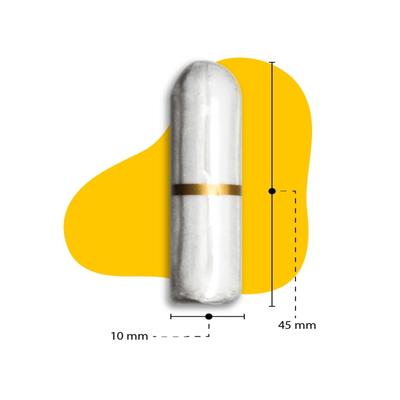 Lemme Be Biodegradable Organic Tampons 8's - Light Flow - Tampons