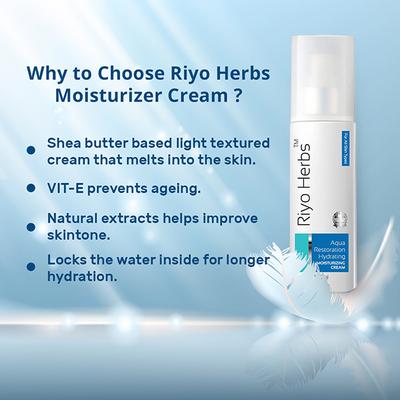Riyo Herbs Aqua Restoration Hydrating Moisturizing Cream 100 ml - Face Moisturizers