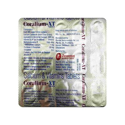 CORALIUM XT Tablet 15's - Supplements-Cal