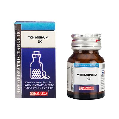 Lord's Trituration Yohimbinum 3X Tablet 25 gm - Triturations (Homeo Tablets)