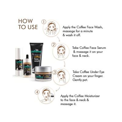 mCaffeine Routine - Cleanse, Hydrate & Reduce Dark Circles 220ml - Face Moisturizers