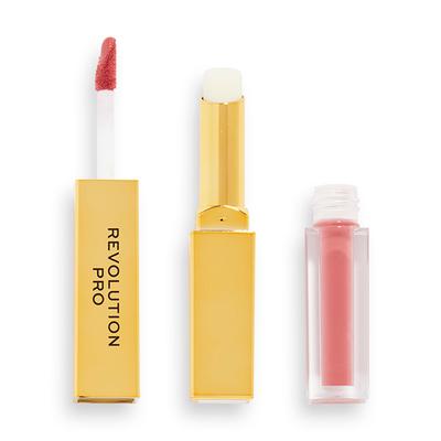 Revolution Pro Supreme Stay 24h Lip Duo Lipstick- Tease 1ml + 1.5 gm - Lipsticks