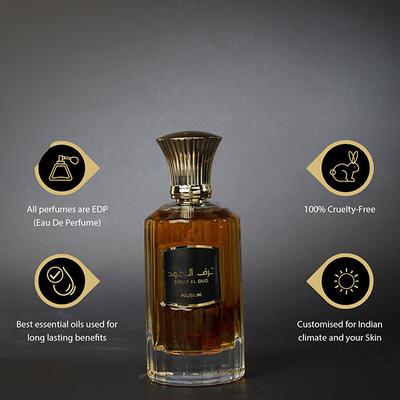 NUSUK Taraf Al Oud EDP Perfume for Men 100 ml - Men Perfumes (Edt/Edp)
