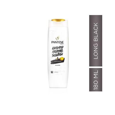Pantene Advanced Hair Fall Solution Long Black Shampoo For Women 180 ml - Shampoos