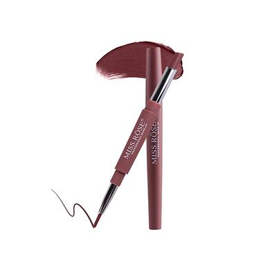 Miss Rose 2 In 1 Creamy Matte Lipstick Show Girl 7102 - 001M 01 2.1 gm - Lipsticks