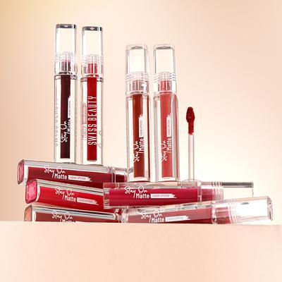 Swiss Beauty Stay On Matte Liquid Lipstick-Modest Red 2 gm - Liquid Lipsticks