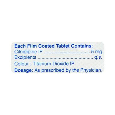 Cilniblu 5mg Tablet 15'S - Hypertension-Cal
