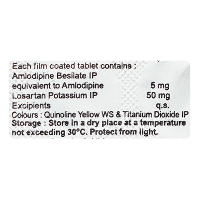 Amlokind L Tablet 10'S - Hypertension-Cal
