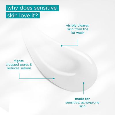 Simple Daily Skin Detox Purifying Facial Wash 100% Soap Free Gentle on Acne Prone Skin 150 ml - Face Wash & Cleansers