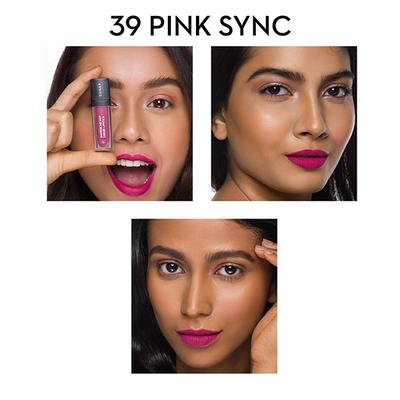 SUGAR Cosmetics Smudge Me Not Liquid Lipstick - 39 Pink Sync (Rosy Magenta) 4.5 ml - Liquid Lipsticks