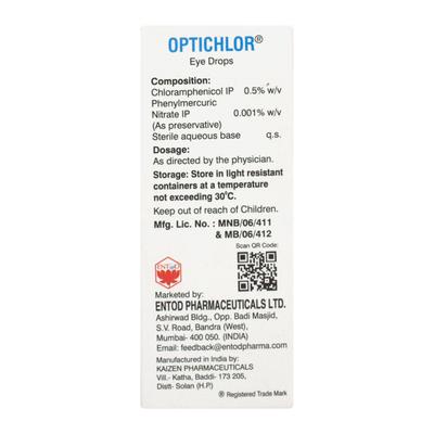 OPTICHLOR Eye Drops 10ml - Eye Infections-Eaa