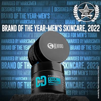 Beardo Daily Defence Pollution Shield Ultra Light Face Cream 50gm - Face Creams