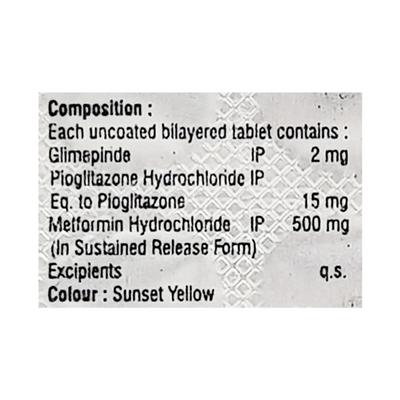 DAILYMET GP 2 Tablet 10's - Diabetes-Ant