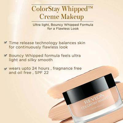 Revlon Colorstay Whipped Creme Makeup - Natural Ochre 23.7 Ml - Foundation