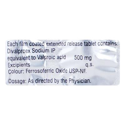 Dicorate ER 500mg Tablet 10'S - Epilepsy/Convulsion-Ant