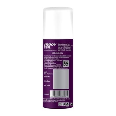 Moov Cool Therapy Spray 35 g - Pain Relief Spray