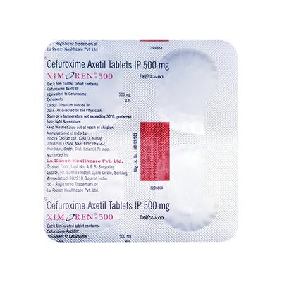 Ximoren 500mg Tablet 4'S - Bacterial Infections-Cep