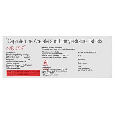 MY Pill Tablet 21'S - Hormonal Therapy-Oes