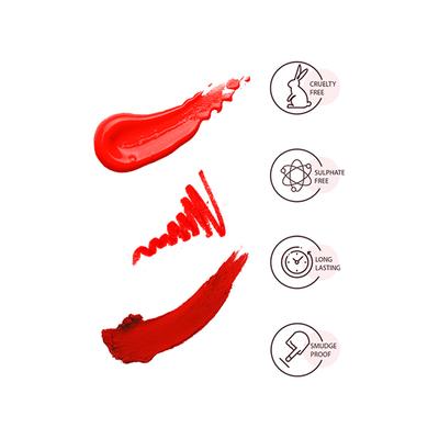 Star Struck By Sunny Leone Lip Kit - Red Carpet 4.2gm + 5.5ml + 1.2gm 3's - Lipsticks