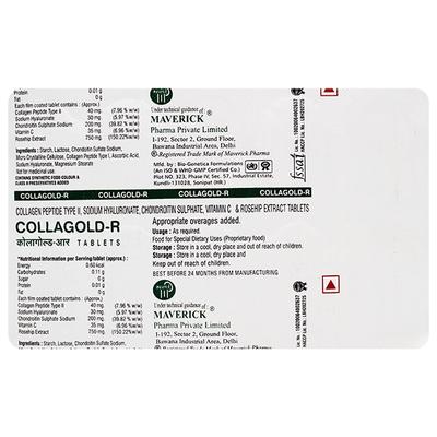 COLLAGOLD R Tablet 10's - Supplements-Vam