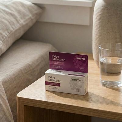 Briyo Melatonin Chewable Tablets - Natural Grape Flavour 50's - Mental Health