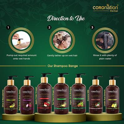 COROnation Herbal Anti Dandruff Shampoo with Tea Tree Oil 300 ml - Shampoos