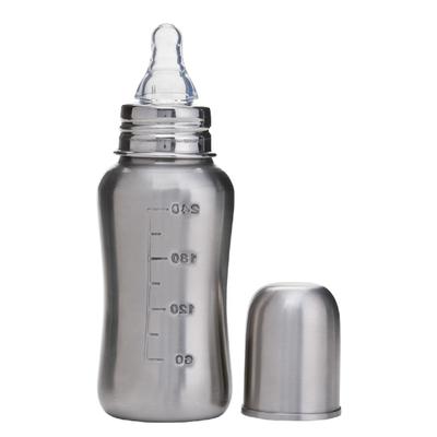 Vega Baby & Mom Steel Feeding Bottle Regular Neck 240ml - Feeding & Nursing