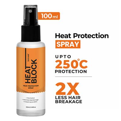 Tash Hair Heat Block Heat Protection Spray with Grapeseed Oil, Aloe & Herbs, No Parabens or Sulphates 100 ml - Hair Sprays & Mists