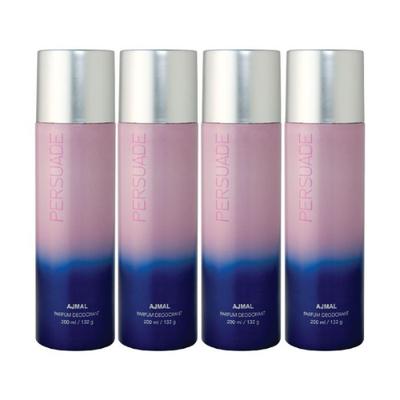 Ajmal Persuade Deodorant Combo Pack Of 4 High Quality Deodorant For Men & Women 800 ml - Perfumes (Edt/Edp)