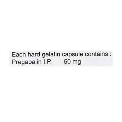 Pregalin 50mg Capsule 10'S - Neuropathic Pain-Dru