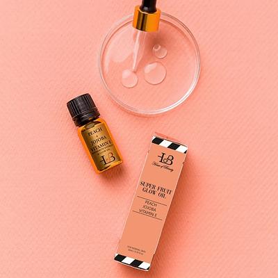 House of Beauty Super Fruit Glow Oil with Peach+Jojoba-All Skin Type For Massage & Primer 10ml - Face Oils