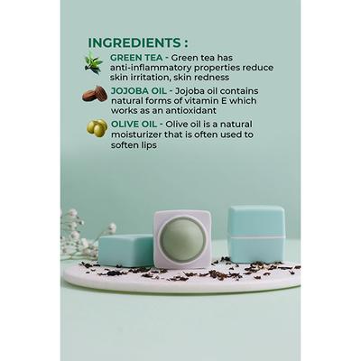Organic Harvest High Gloss Lip Balm(Green Tea) 10 gm - Lip Balms