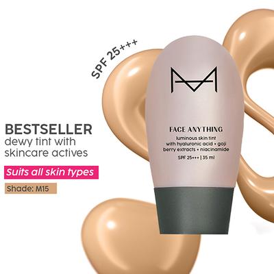 House of Makeup Face Anything Luminous Skin Tint For Glass Skin - Medium Skin Tone (M-15 ) 35 ml - Bb & Cc Creams