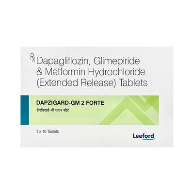 DAPZIGARD GM 2 FORTE Tablet 10's - Diabetes-Ant