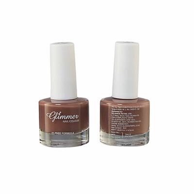 Glimmer Nail Enamel Hot Cocoa 8 ml - Nail Polish