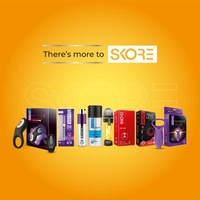 Skore 1500+ Raised Dots Condoms - Pinacolada 10's - Plain/Flavoured Condoms