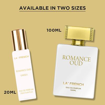 La French Adventure Oud, Romance Oud, Al Hisan, Oud Woody Luxury Perfume Gift Set for Unisex 4X20Ml 4's - Men Perfumes (Edt/Edp)