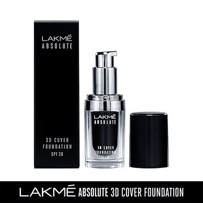 Lakme Absolute 3D Cover Foundation Cool Cinnamon 15 Ml - Foundation
