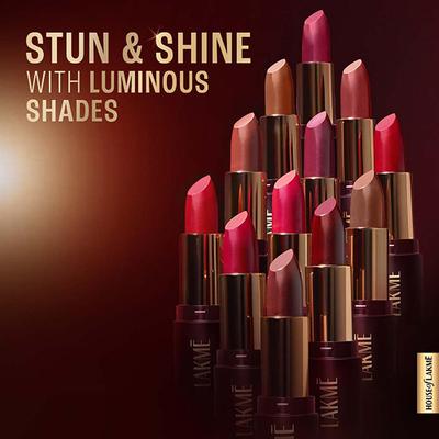 Lakme Ultimat Glam Satin Matte Lipstick -Winevelvt-UW2 4.3 g - Lipsticks