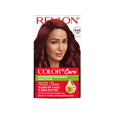 Revlon Color 'N Care Nourishing Permanent Hair Color - 6.60 Intense Red 160 gm - Crème