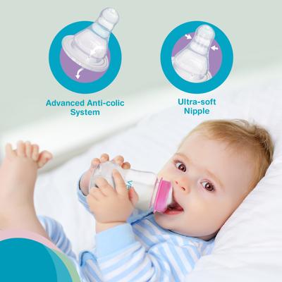 Vega Baby & Mom Tritan Feeding Bottle Regular Neck - Pink 150ml - Feeding & Nursing