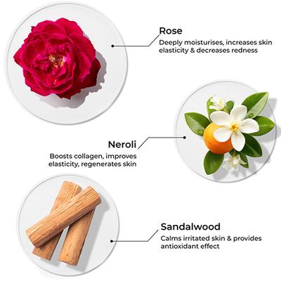 Brillare Professional Age Revival Natural Face Toner with Hyaluronic Acid, Rose and Sandalwood 50 ml - Toners