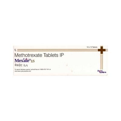 Mexate 2.5mg Tablet 10'S - Cancer Oncology-Cyt