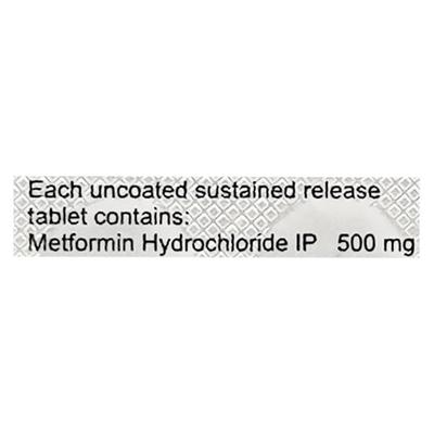 Mefomin SR 500mg Tablet 10'S - Diabetes-Ant