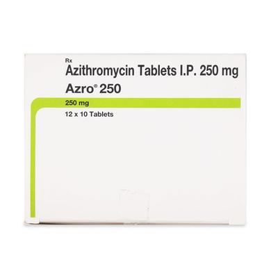 AZRO 250mg Tablet 10's - Bacterial Infections-Mac