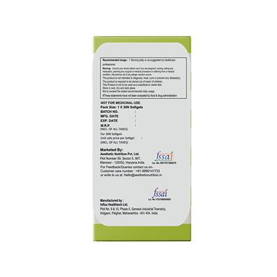 Aesthetic Nutrition Omega 3 6 9 Softgels Triple Omega Formula With Evening Primrose, Fish Oil, And Pumpkin Seed Oil For Heart, Skin 30 Softgels 1's - Omega Fish Oil Fatty Acids