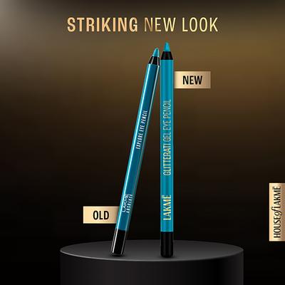 Lakme Absolute Explore Eye Pencil Vibrant Azure 1's - Eyebrow Pencils & Enhancers