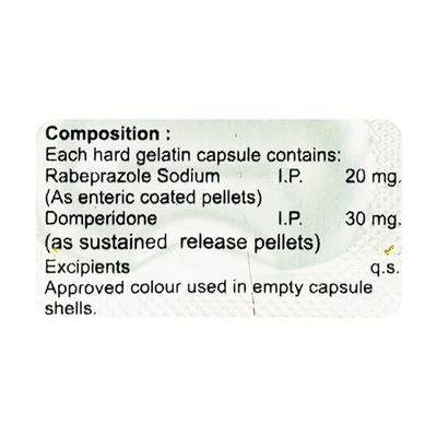 REBEDOME DSR Capsule 10's - Ulcer/Reflux/Flatulence-Aaa
